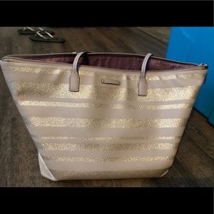 Kate Spade glitter tote